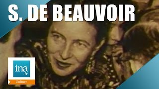 Simone de Beauvoir une femme dexception  Archive INA [upl. by Ennoved182]