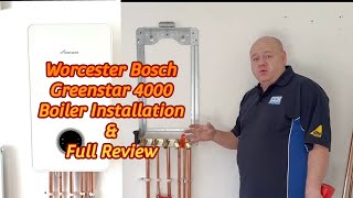 Worcester Bosch Greenstar 4000 Boiler Installation amp Full Review  Heatable [upl. by Skilken]