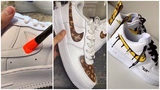 TIKTOK custom shoes Air Force 1 Edition af1 pt 23 [upl. by Yolande]