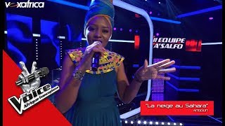 Tankya « La neige au Sahara » de Anggun I Les Epreuves Ultimes The Voice Afrique 2018 [upl. by Goodrow]