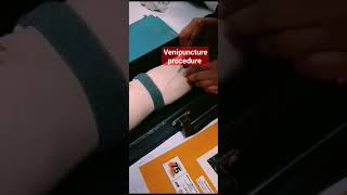 AIIMS Gorakhpur skill lab  Venipuncture procedure  Nursing procedure [upl. by Viquelia]