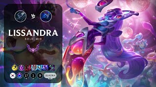 Lissandra Mid vs Aurelion Sol  KR Master Patch 145 [upl. by Isidoro]