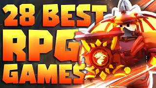 Top 28 Roblox RPG Games to play Roblox Roleplay Games [upl. by Jaela93]