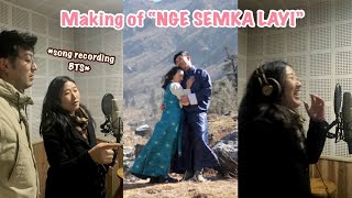 Making of “NGE SEMKA LAYI” 🧡✨  Bhutia love song  BTS 🎥  SangayVlogs  Pema Choden Bhutia [upl. by Najtsirk282]