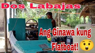 Mukhang Sports Car na Ang Flatboat ni Kafishdashortsboat making [upl. by Burra]