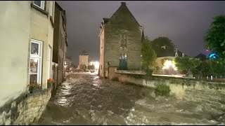 De overstroming van de Geul in Valkenburg [upl. by Jordanson977]