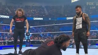 Sami Zayn returns in Smackdown Jey Uso punished Roman Reings Smackdown [upl. by Emmott839]