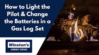 Lighting the Pilot on Your Gas Logs and Gas Fireplace [upl. by Carbone]