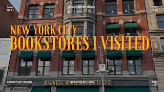 Going to as many bookstores as possible in 7 days in New York City 🏙️ 📖 [upl. by Eissat]