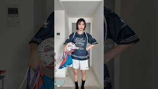 試合の日のリアルな鞄の中身紹介、盛りブラは必須サッカー女子サッカー女子サッカー準備 [upl. by Eneloc632]