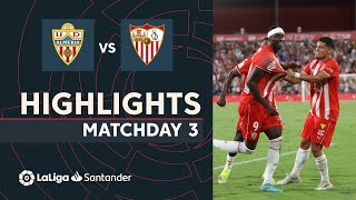 Resumen de UD Almería vs Sevilla FC 21 [upl. by Earehc766]