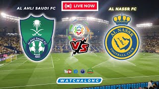 🔴LIVE  SAUDI PRO LEAGUE  AL NASSR vs AL AHLI  CRISTIANO RONALDO  MATCHDAY 7  Watchalong [upl. by Nirual]