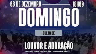 AO VIVO Culto de louvor e adoração 0812  18h  Pregador Pr Rubens Pina [upl. by Demmy]