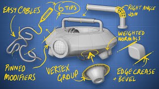 6 Blender HardSurface Modeling Tricks I Wish I Knew Earlier [upl. by Vanda]