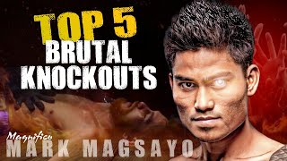 🥊TOP 5 Brutal Knockouts Ph vs MexMark Magnifico Magsayo Full Fight Knockout Highlights [upl. by Ilohcin]