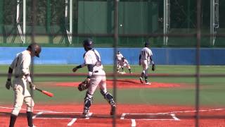 20131116 加賀竜太 （八戸学院大学） セカンドスローイング [upl. by Aik]