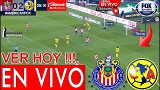 Chivas vs América En Vivo donde ver a que hora juega CHIVAS VS AMERICA Partido Femenil 4TOS IDA [upl. by Blum]