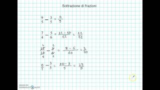 Frazioni somma con denominatore diverso [upl. by Carolina]