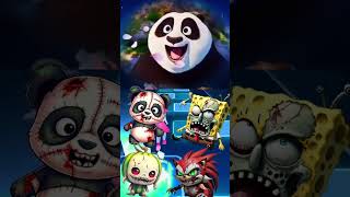 Kung Fu Panda VS SpongeBob Ve Cocomelon Vs Sonic  Coffin Dance song Cover shorts tileshop trend [upl. by Inahpets]