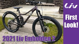 2021 Liv Embolden 2 Womens Mountain Bike First Look [upl. by Rehpitsirhc337]