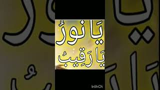 Ya nooru ka wazifa shortvideo islamicvideo viral video [upl. by Ranger]