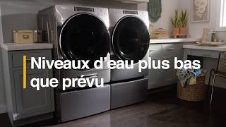 Comment remédier aux niveaux d’eau faibles dans votre laveuse Whirlpool® [upl. by Kaia]