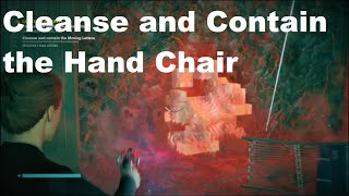 Control  Cleanse and Contain the Hand Chair [upl. by Carolyn]