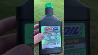 Amsoil Signature Series 0w20 100 Synthetic Motor Oil [upl. by Jude807]