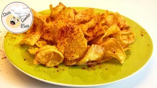 Selbstgemachte Kartoffelchips 🥔😍  Heißluftfritteuse Airfryer [upl. by Notrom641]