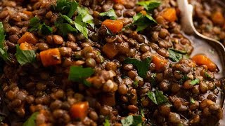 French Lentil Ragout Puy lentil side dish [upl. by Narat]