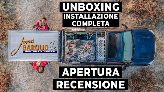 TENDALINO JAMES BAROUD  CHIUSURE LATERALI  Unboxing Installazione Recensione Apertura Parte 1 [upl. by Anauqahs]