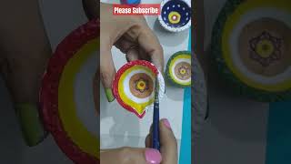 DIY Diya Panting Easy amp Simple Diya Panting diy painting simple [upl. by Lancaster13]