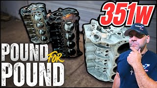 Pound for Pound Ford 351w Tips the Scale  Junkyard Vs AFTERMARKET [upl. by Ramor]