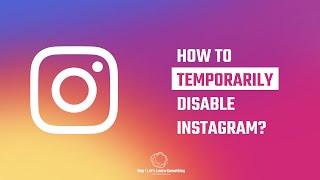 How to disable or deactivate Instagram account temporarily using mobile  2024 [upl. by Dorfman121]