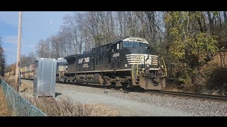 Norfolk Southern 11Z at Glenburn Pa 10292024 [upl. by Ayotnom]