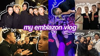 MY EMBLAZON DANCE CONCERT VLOG  JOURNEY  LVRRCHOLEE [upl. by Ralyks538]