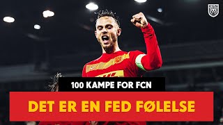 Ingvartsen runder 100 kampe for FCN 💪❤️💛 [upl. by Nabru980]