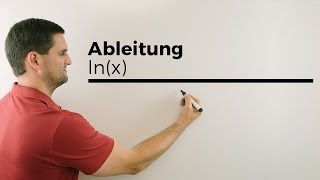 Ableitung lnx Schar Logarithmusfunktion ableiten  Mathe by Daniel Jung [upl. by Ahseina508]