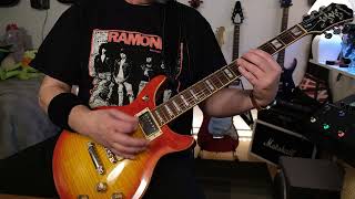 Joan Jett  Cherry Bomb Rhythm Guitar Cover on Epiphone DC Pro [upl. by Davilman671]