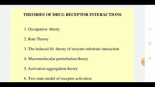 Receptor theories [upl. by Paluas]