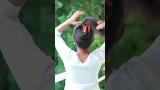 Daily wear hairstyle hairstyle ytshorts shortsvideo short cutehairstyles [upl. by Eenel]