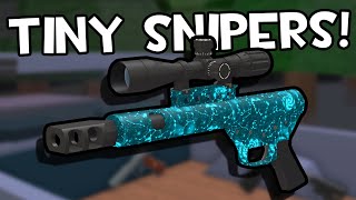 I MADE THE SMALLEST SNIPERS IN PHANTOM FORCES [upl. by Eelidnarb]