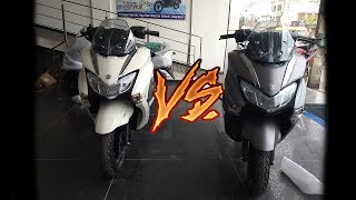 Suzuki Burgman 125  Grey VS White Color  Color Comparison  2018 [upl. by Eyar507]