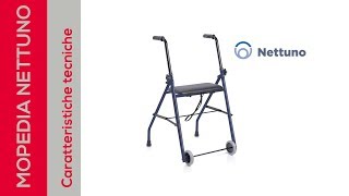 Deambulatore Rollator Mopedia Nettuno [upl. by Enenstein]