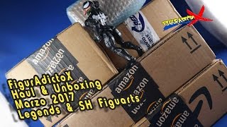 Haul amp Unboxing Marzo 2017 LegendsSh Figuarts amp Updates del Canal Figuradicto X [upl. by Anawik766]