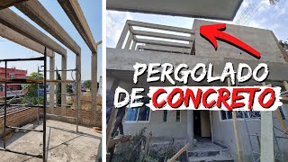 CASA CON PERGOLADO DE CONCRETO  Proyecto CLASSIC Episodio 6 [upl. by Akiras]