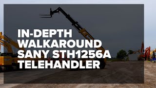 SANY STH1256 Telehandler INDEPTH WALKAROUND [upl. by Ytiak347]