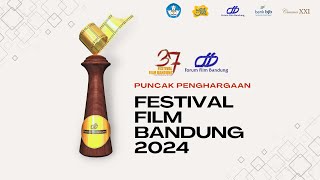 Puncak Penghargaan Festival Film Bandung ke37 Tahun 2024 [upl. by Ylsel]