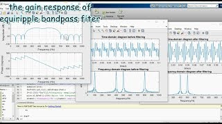 The FIR filter design The realization of Optimized Equiripple Method by Matlab [upl. by Eniortna482]