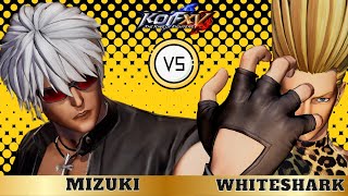 KOFXV Mizuki Vs WhiteShark  King of Fighters Character specialist set kofxv [upl. by Eirollam]